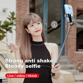 4 in 1 Tripod Selfie Stick With Bluetooth Remote Control